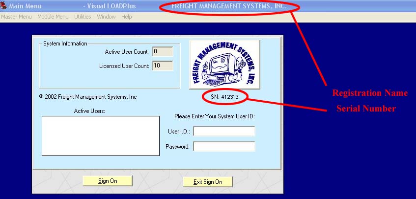 Registration Screen